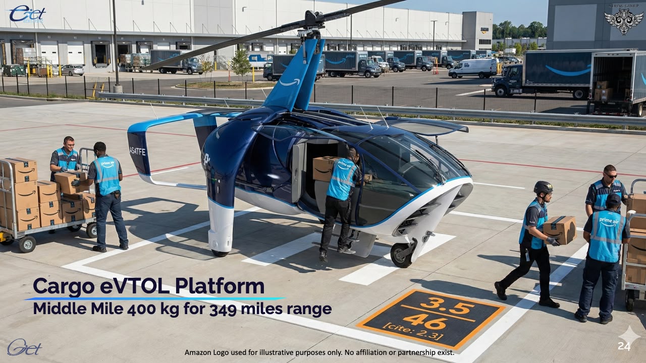 Cargo eVTOL platform